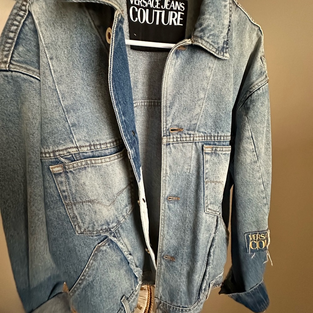 Versace Jeans Couture Blue Denim with Gold Logo